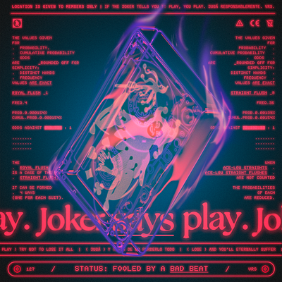 Joker Says Play design graphic design illustration image creation typography