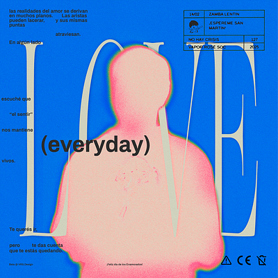 Love Everyday design graphic design image creation typography