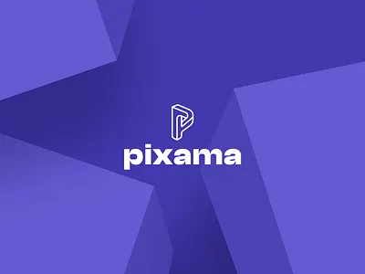 Pixama logotype brand branding graphic design icon illustration logo typography vector
