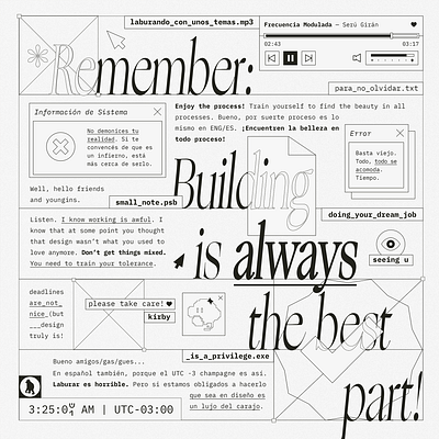 Always the Best Part design graphic design illustration image creation typography