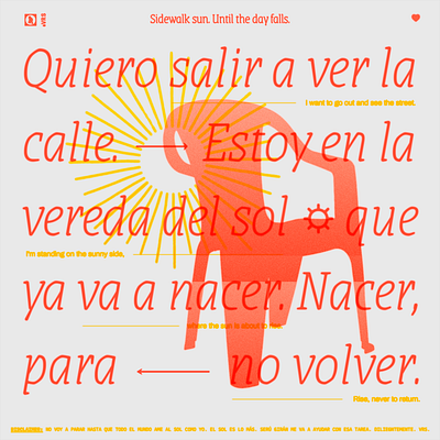 En la Vereda del Sol design graphic design illustration image creation typography