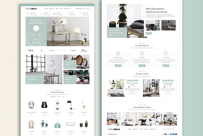 Cocobella Website branding graphic design interior ui uiux website design website designer website developemnt wordpress website