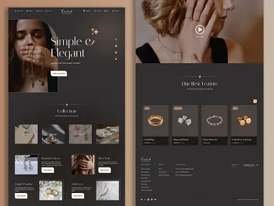 Lulah Inspired Website Design & Development branding jewlery jewlery website ui uiux website design website development