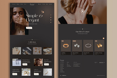 Lulah Inspired Website Design & Development branding jewlery jewlery website ui uiux website design website development