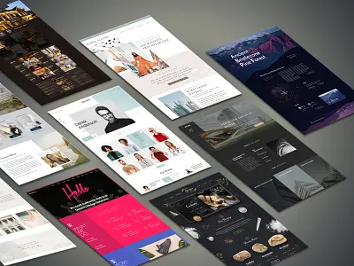 WebFolio corporate website custom design ui uiux web design web developemnt website