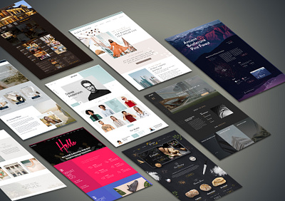 WebFolio corporate website custom design ui uiux web design web developemnt website