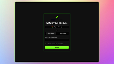 P2P Crypto Sign Up