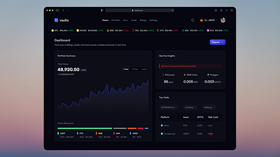 Web3 DeFi Dashboard