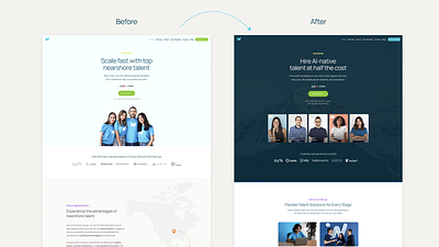 IW Homepage update dark header ideaware landing website