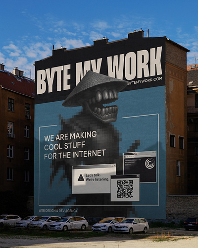 Byte my work | Branding branding development graphic design logo ui web design web development webgl
