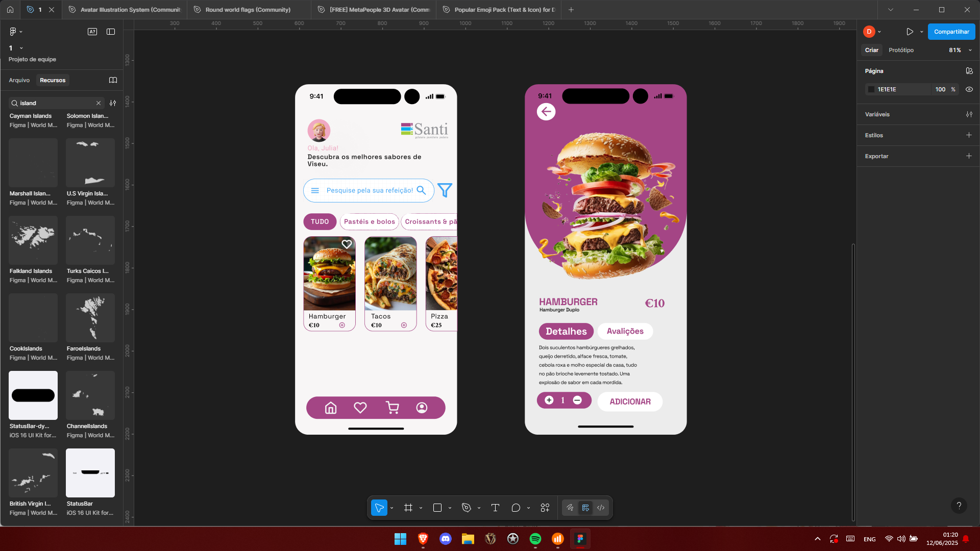 Example of UI Design