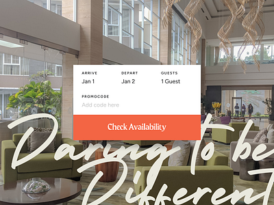 Hotel Booking Widget app booking calendar hotel interaction interface mobile ui ux web website widget