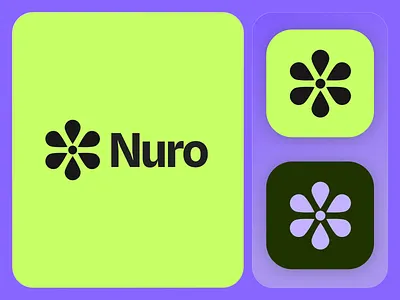 Nuro - Logo for a Freelance Website abstract logo brand design branding graphic design logo design saas tech