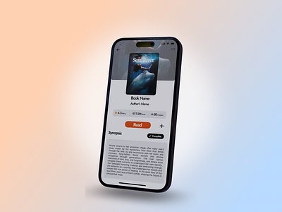 BookHive App app design dailyui design dribble figma mobile reading app ui inspiration uiux visual design