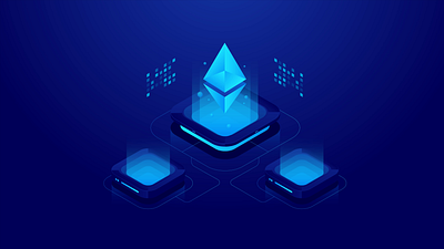 Ethereum Animation animation bitcoin crypto currency ethereum exchange finance graphic design hi tech isometric motion graphics technology