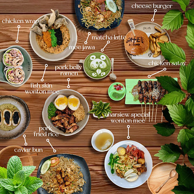 Foodie Addict branding design food graphic design