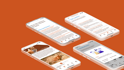 Allies Mobile App animals app design design endangered fox fox species foxes mobile nature product design social good social impact ui ux
