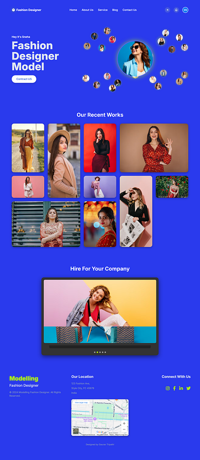 fashion designer modlling design fashion design fashion designer website fashion laning landing page model modelling web design web developement website