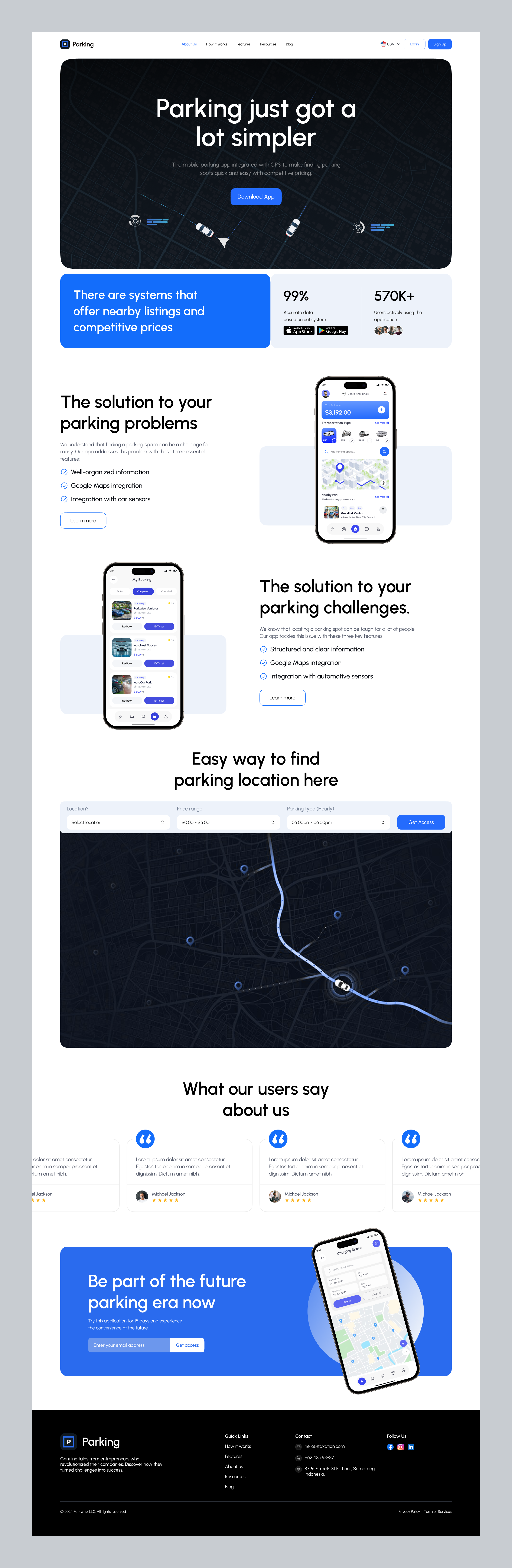 Example of Website Design & Development