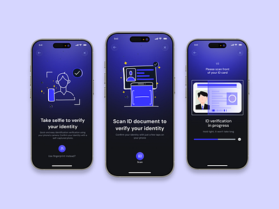 ID Verification Mobile App app app design design graphic design identty illu illustration irvine logo mobile app ui ux vector verify website