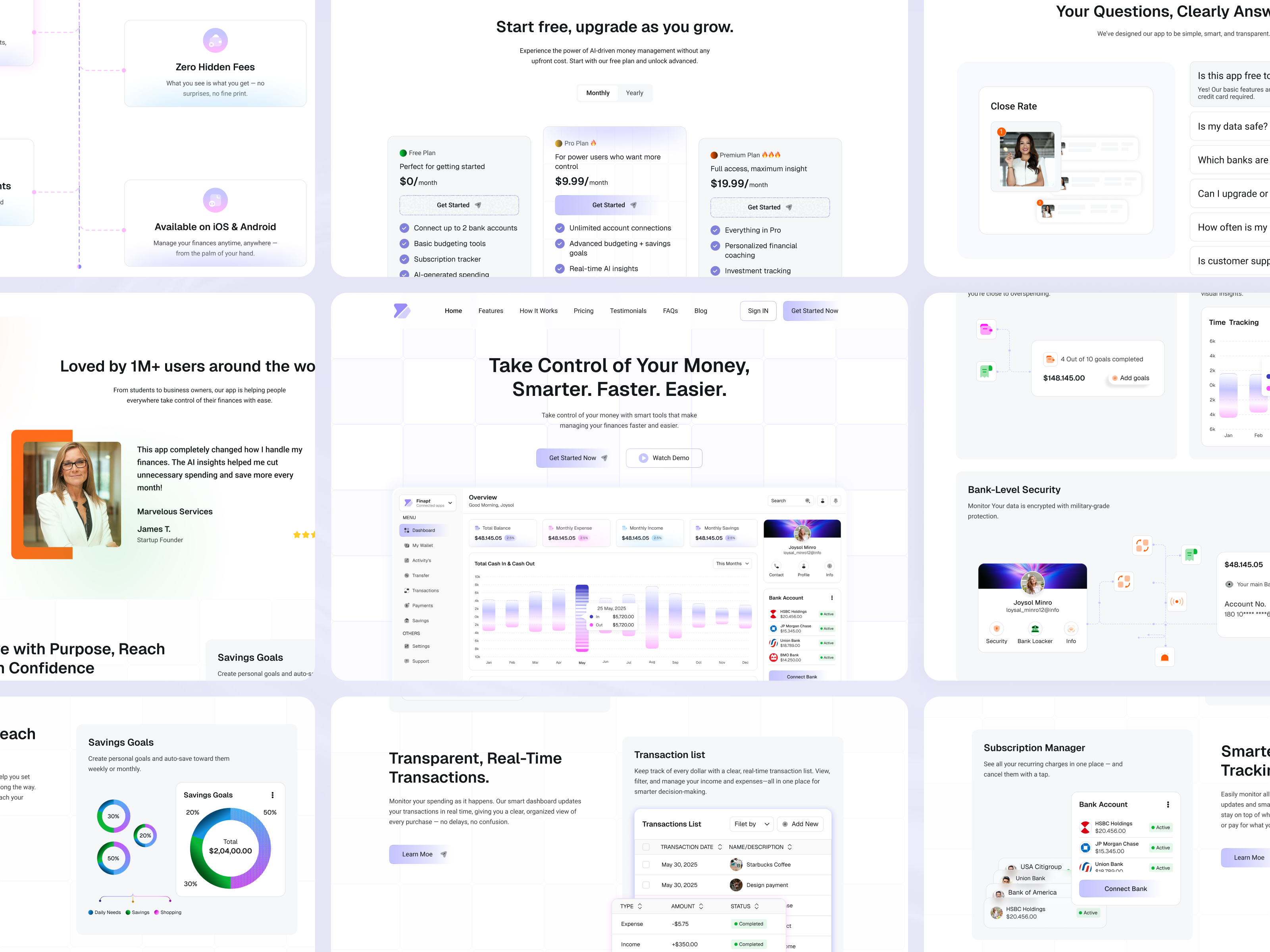 Example of Saa S   Landing Page Design