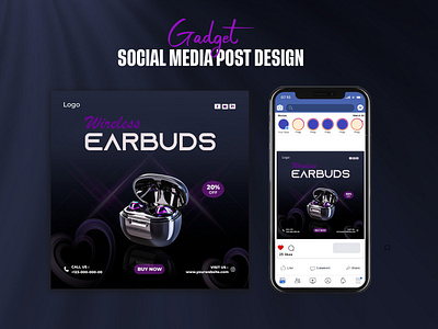 Gadget social media post design gadget social media post design post design social media post