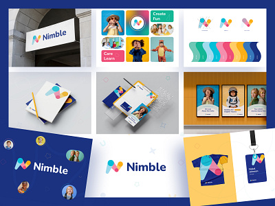 Childcare Logo - branding design - graphics design behance child care child care branding child care print design child care website childcare logo childcare poster childcare web design agency dribbble graphic design kahaf landing page portfolio ui design ui ux unlimited graphics unlimited ui design web ui website mockup