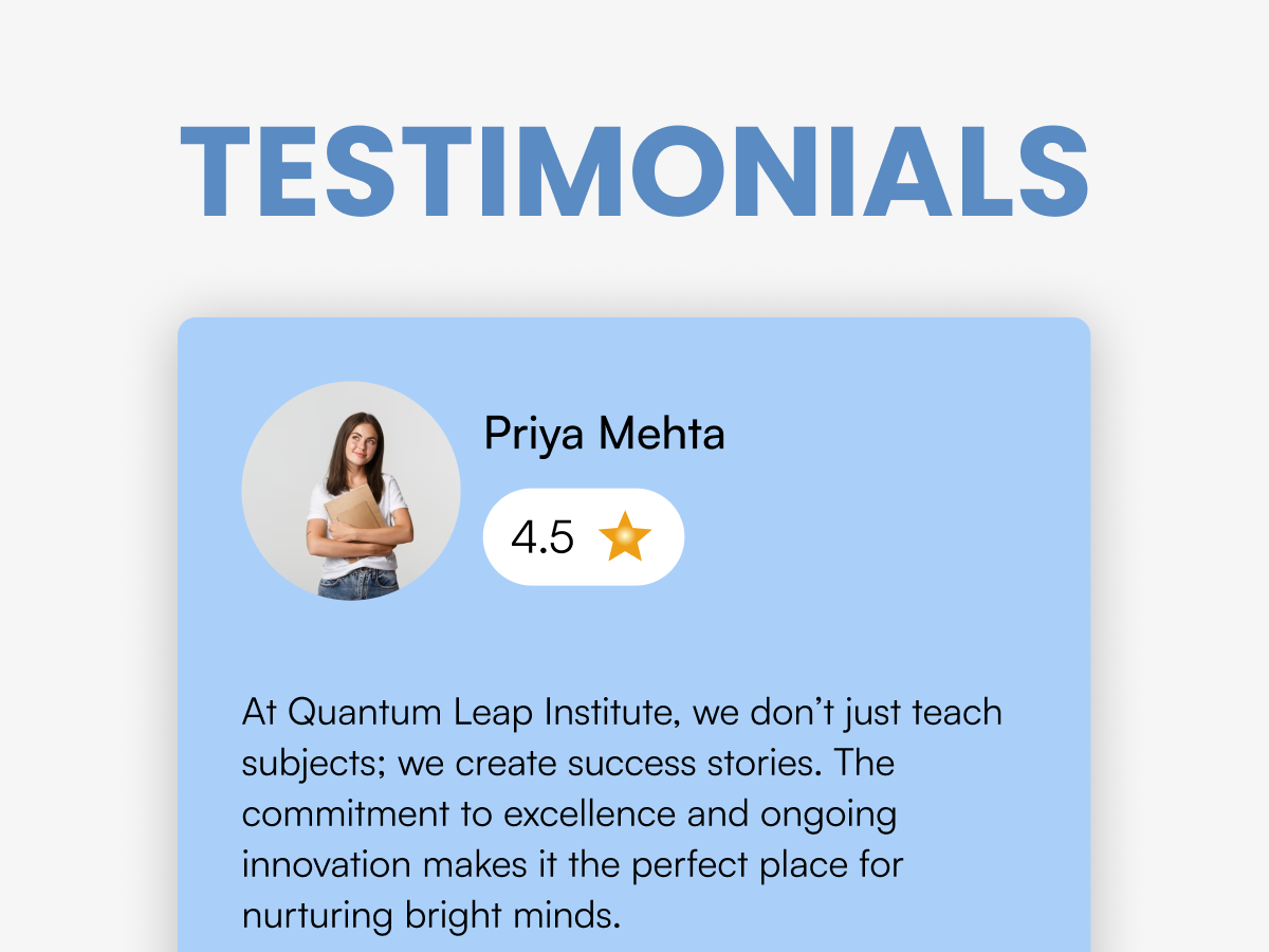 Testimonial UI Design