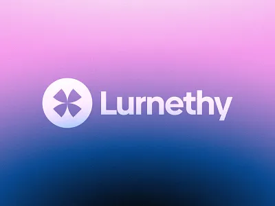 Lurnethy — AI-Powered EdTech Logo & Brandmark abstractlogo ai brandidentity branding edtech futuristic logodesign minimaldesign modern logo symbol