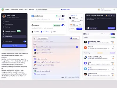 UI Bits & Pieces app design clean ui dashboard design system product design product ui saas ui ui design