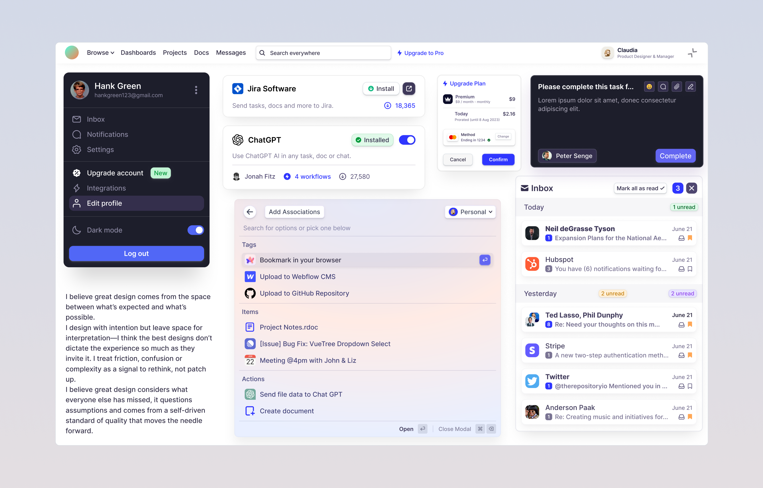 UI Bits & Pieces