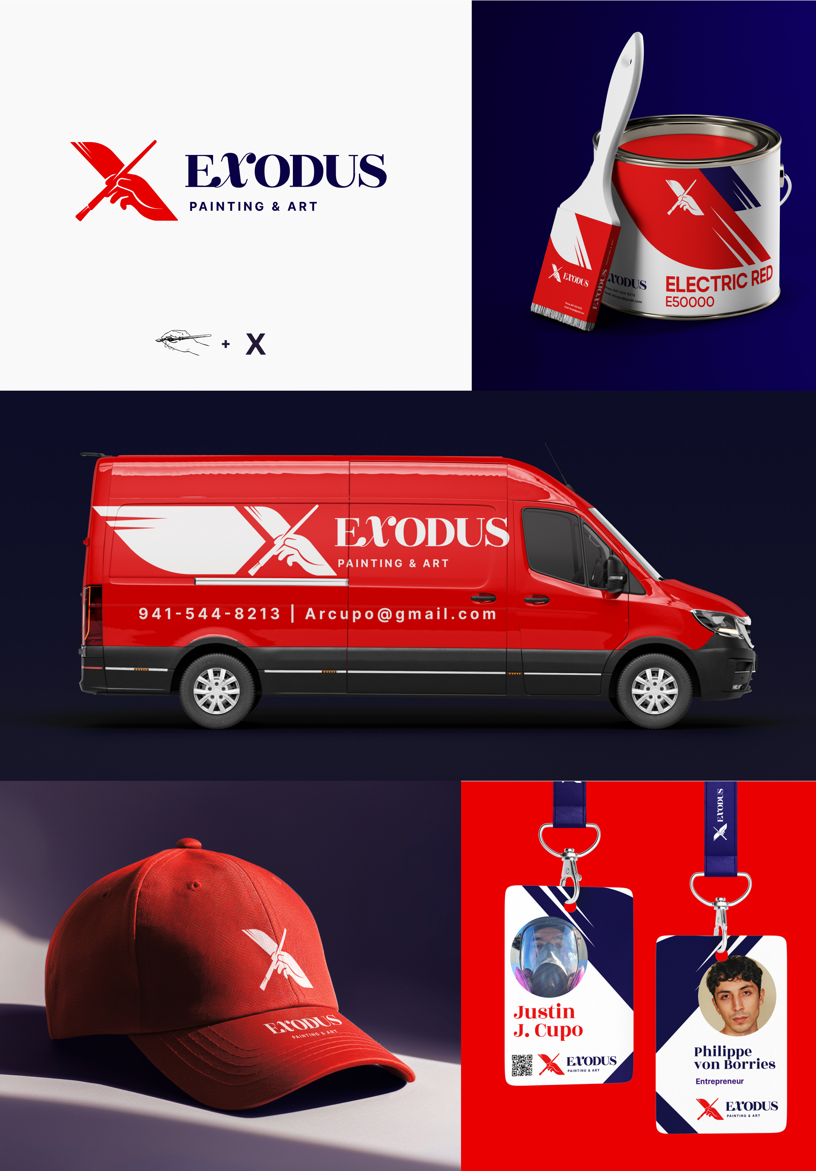 Painting & Art art branding brush identity logo paint bucket painting x