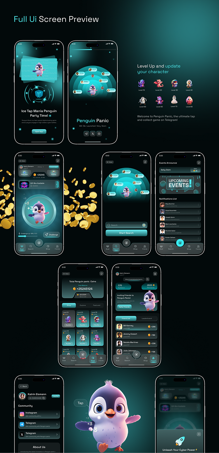 Telegram Mini App | Crypto Tap game by Mahid hassan on Dribbble