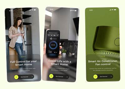Onboarding Screen - Smart Home App app app design app interfaces app screen design design forgot password login mobile app mobile screen onboarding onboarding users product design smart home app smart home onboarding splash splash screen ui ux welcome welcome screen