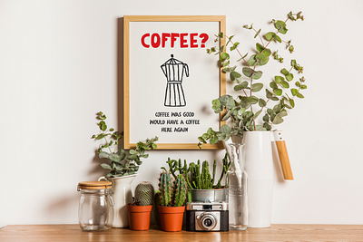Inspirational Coffee Shop Quotes Poster Wall Art Prints coffee graphic design motivational quote poster poster design printable design printable wall art wall art wall art design