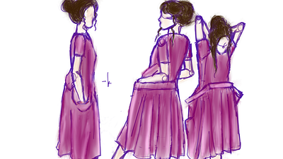 Fashion Rough sketchings beauty fashion illustration illustrator lifestyle sketch uidesigner uiux