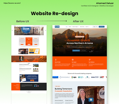 Econa Website Re-design ui ux webdesign webredesign