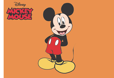 Mickey mouse Art animation art artwork banner brand branding design graphic design illustration minimalism portrait typography ui vector