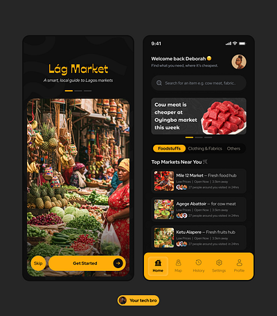 Market Finder Mobile App design market mobile mobileapp ui uidesign ux uxdeseign