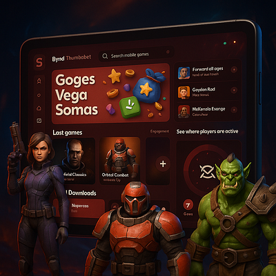 Futuristic Gaming UI Concept – 2045 immersive experience design