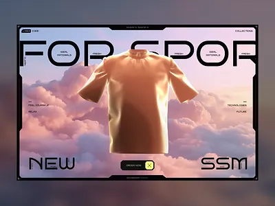 Converting hero section ✦ Clothing brand