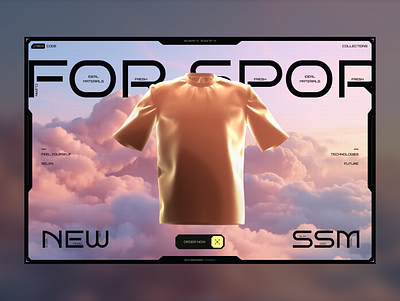 Converting hero section ✦ Clothing brand