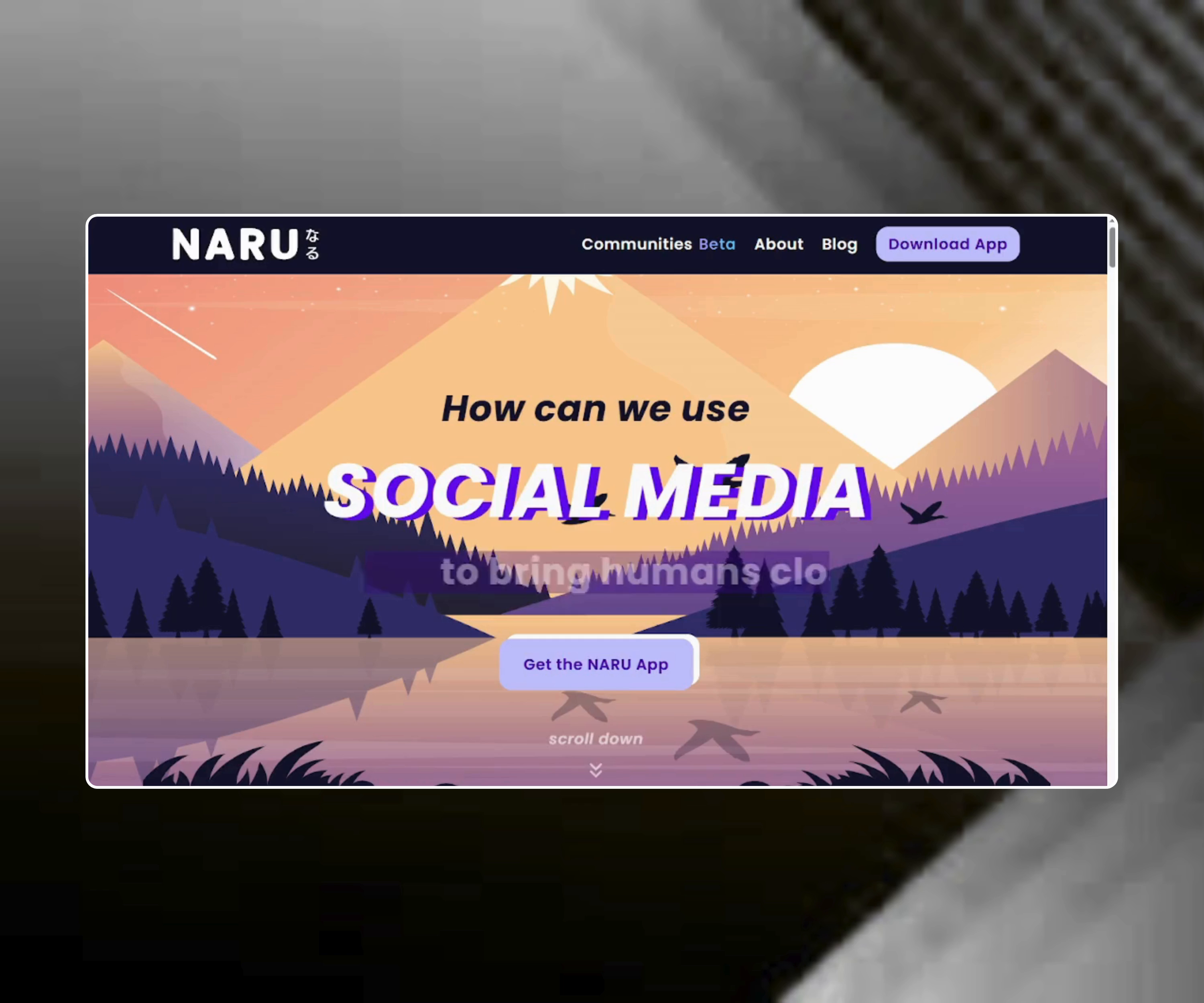 Example of Framer Landing Page Development
