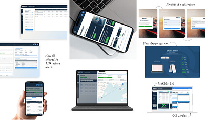Root2Go - Next-gen freight tracking platform. design figma ui ux