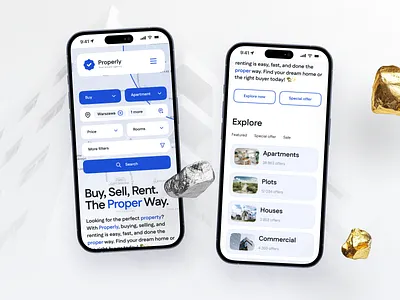 Rental app, mobile view app app ui home screen interface mobile app mobile view rental app ui ui design ux ux design