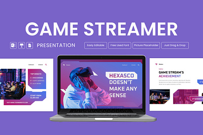 Game Streamer Presentation computer ppt
