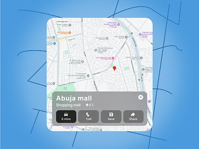 Location Card Design card design location map ui