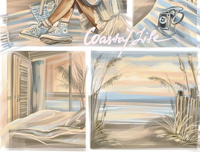 Graphic Novel “Coastal Life” art bitmapgraphic branding comics digitalart digitalcomics digitalillustration graphic design graphiccomics illustration storytelling