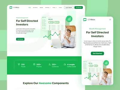 Website Design branding design graphic graphic design illustration logo manypixels ui ux vector website