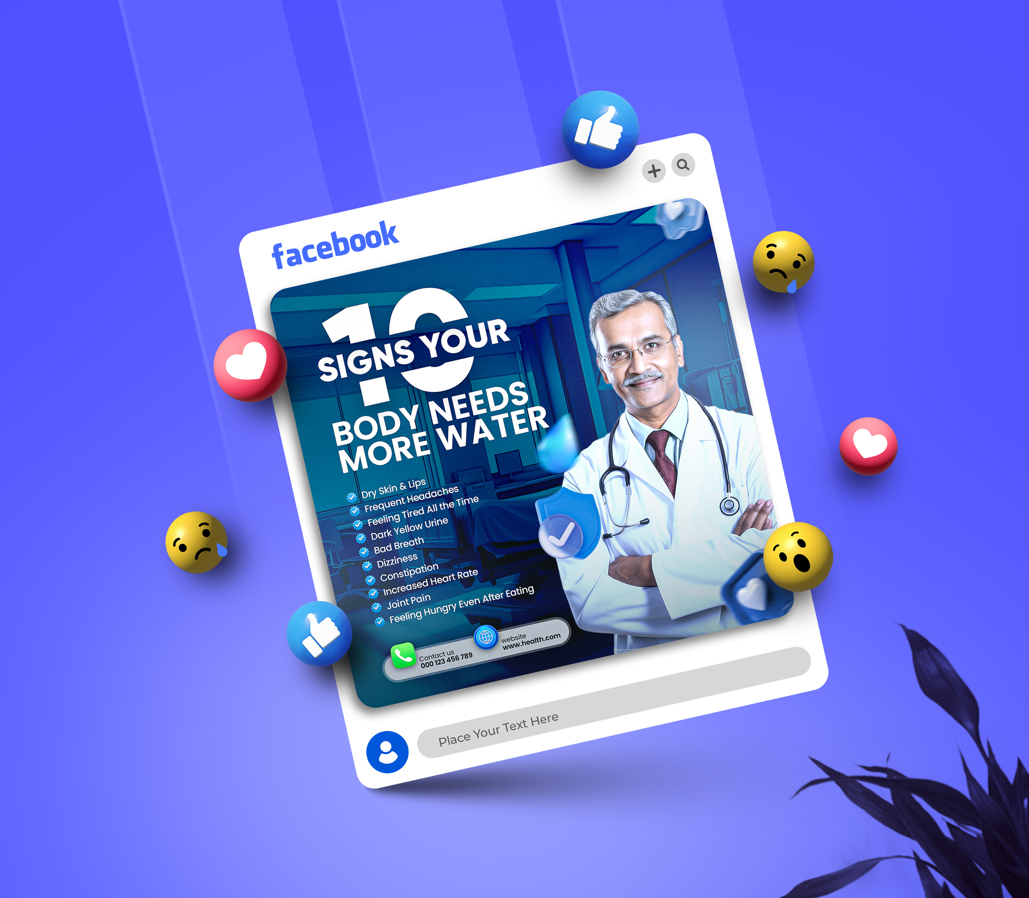 Social Media Post Design carousel design clinic flyer graphic design medical fyer post design post design idea post design template social media post